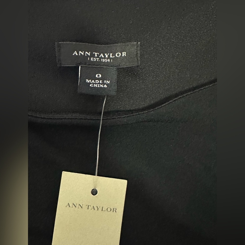 Ann Taylor Black Dress - Size 0 (NWT) - Picture 11 of 16